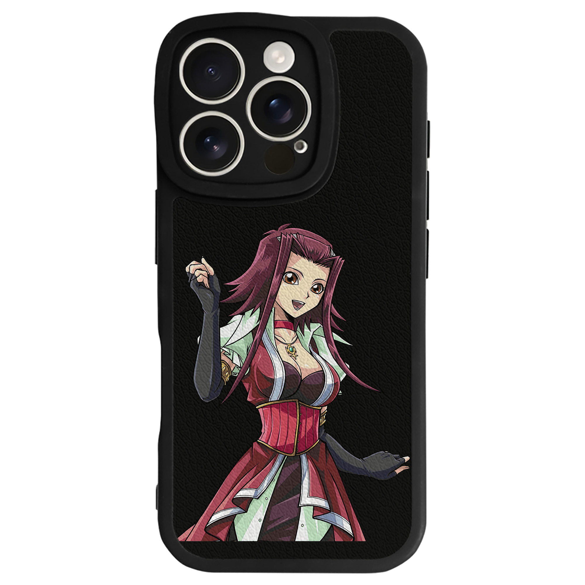 （画像用） 遊☆戯☆王 Yu-Gi-Oh! 【iPhone 16シリーズ対応】シリコンスマホケース（レザー調） 材質：シリコン